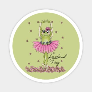 Loveland Frog - cute Cryptid ballerina Magnet